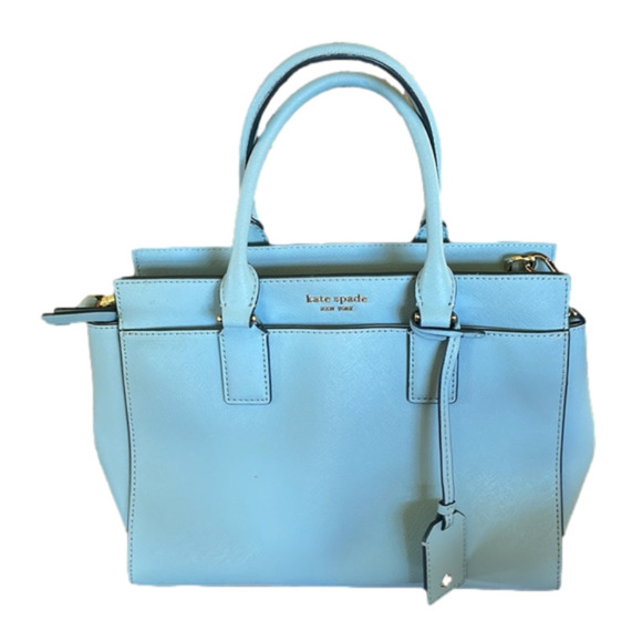 KATE spade large blue purse. NWOT - Picture 7 of 7